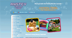 Desktop Screenshot of ansteycastlehire.co.uk